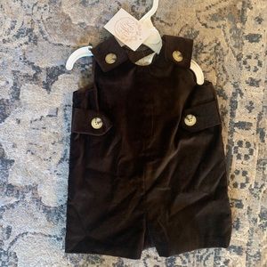 The Beaufort Bonnet Company Brown Velvet Overall